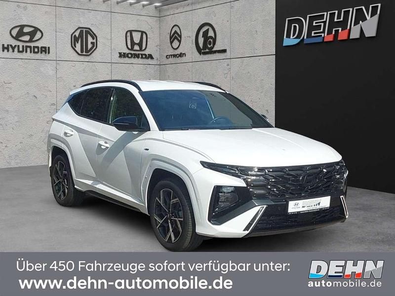 Atlas white Gebraucht 2024 Hyundai Tucson N Line SUV | 41.975 € (Teuer) - Bild 1/4