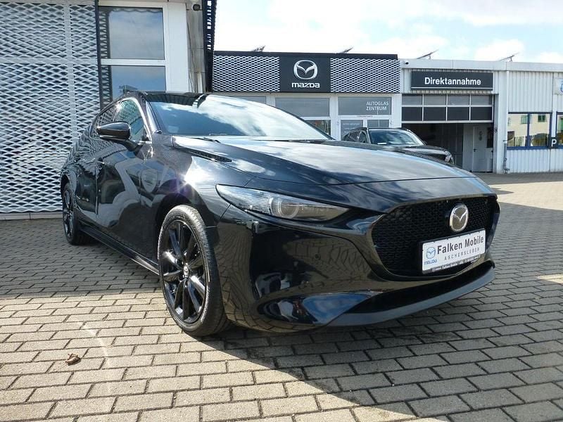 Gebraucht Mazda 3 Exclusive-Line 186 PS (136 kW) 2023 Schwarz Limousine