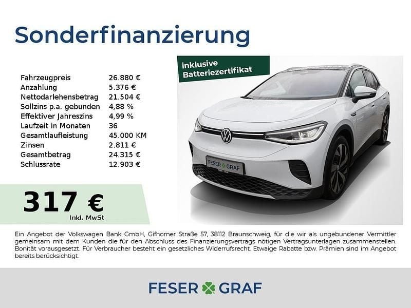 Gebraucht VW ID.4 Pro 150 kW (204 PS) 2023 Gletscherweiß SUV