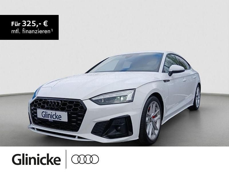 Weiß Gebraucht 2022 Audi A5 Sportback S-Line Kleinwagen | 39.470 € (Etwas zu teuer) - Bild 1/3