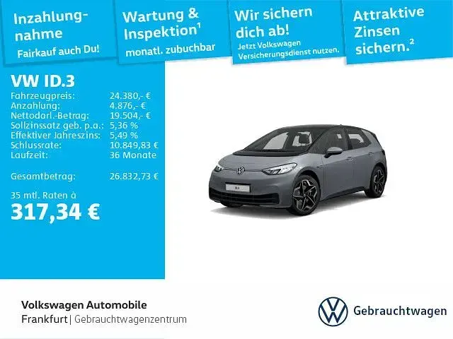 Gebraucht VW ID.3 Pro 150 kW (204 PS) 2023 Grau Kleinwagen