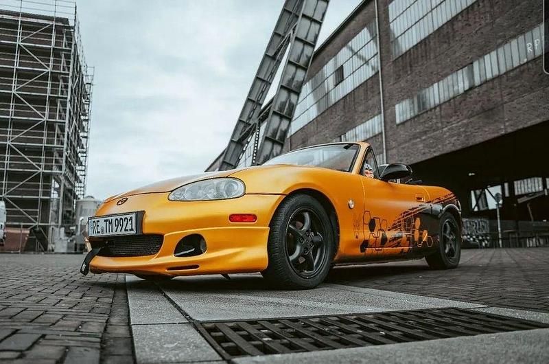 Gebraucht Mazda MX5 110 PS (80 kW) 2002 Gelb Cabrio