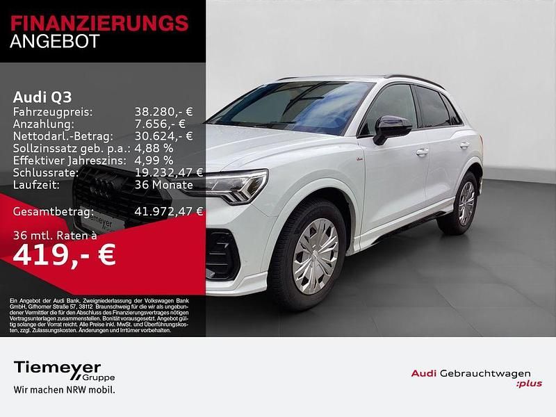 Weiß Gebraucht 2025 Audi Q3 S-Line SUV | 38.280 € (Guter Preis) - Bild 1/4