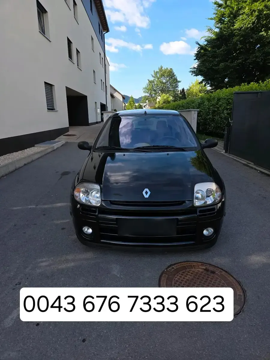 Gebraucht Renault Clio R.S. 169 PS (124 kW) 2000 Schwarz Kleinwagen