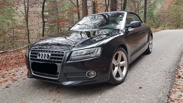 Gebraucht Audi A5 Cabriolet S-Line 170 PS (125 kW) 2010 Schwarz metallic Cabrio