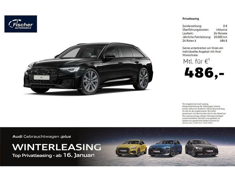 Schwarz Gebraucht 2025 Audi A6 S-Line Kombi | 55.940 € (Fairer Preis) - Bild 1/4