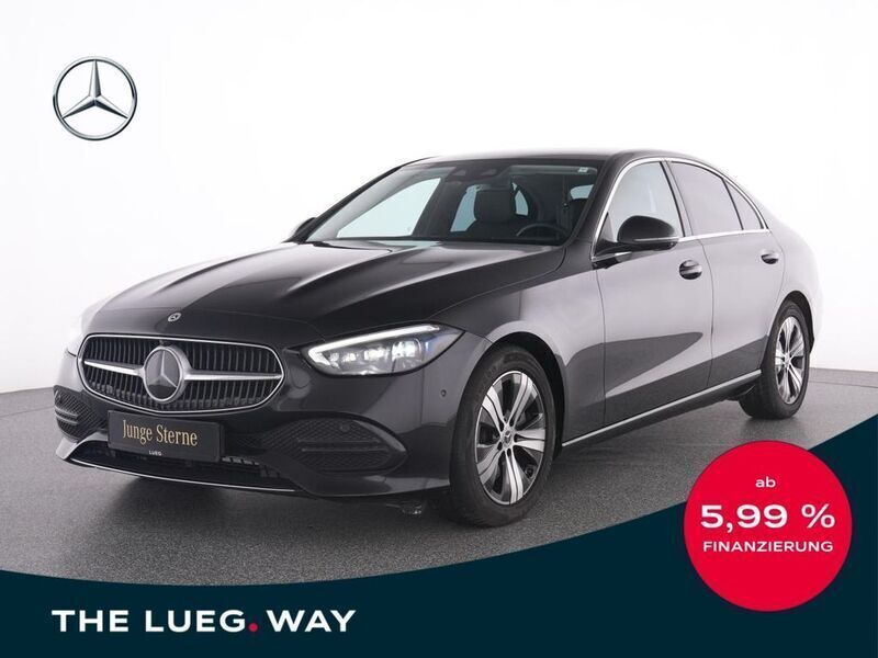 Schwarz metalliclack obsidians Gebraucht 2023 Mercedes C300 Avantgarde Limousine | 41.835 € (Guter Preis) - Bild 1/4