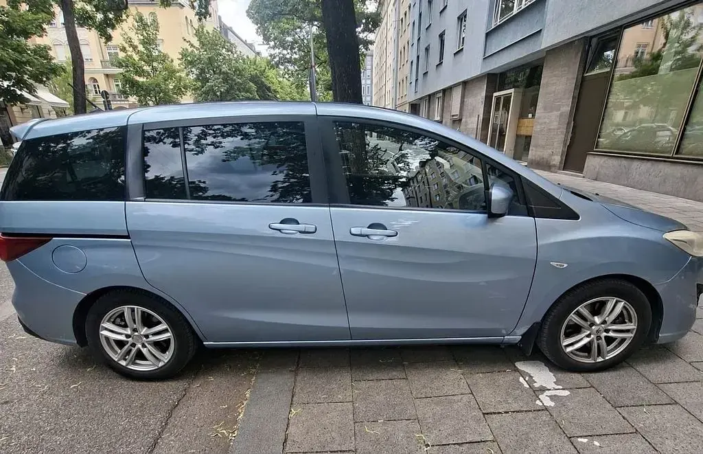 Gebraucht Mazda 5 Sports-Line 144 PS (105 kW) 2013 Blau Van / Kleinbus