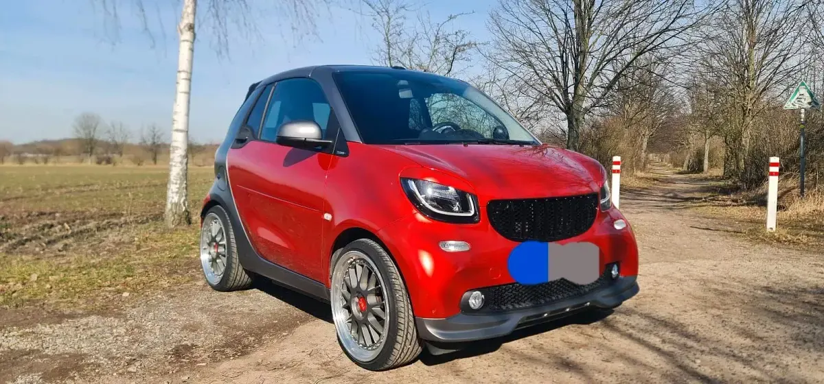 Gebraucht Smart ForTwo Cabrio Brabus 136 PS (100 kW) 2016 Rot Cabrio