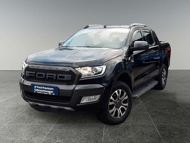 Pantherschwarz metallic Gebraucht 2017 Ford Ranger Wildtrack Abholung | 22.990 € (Guter Preis) - Bild 1/4