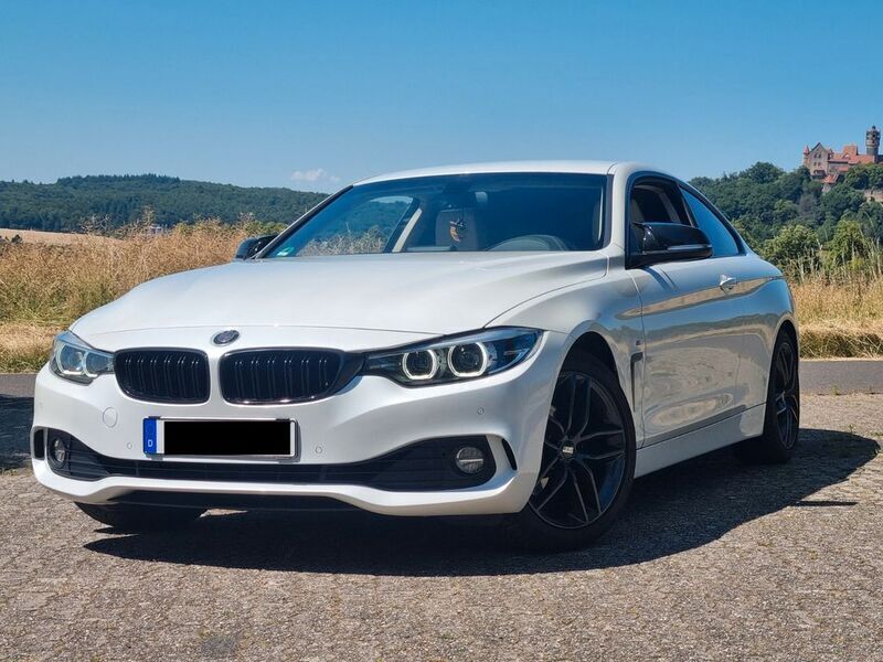 Weiß Gebraucht 2017 BMW 420 Coupé | 18.499 € (Fairer Preis) - Bild 1/4