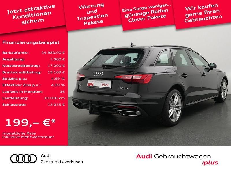 Second-hand Audi A4 Advanced 190 CP (139 kW) 2021 Negru Break
