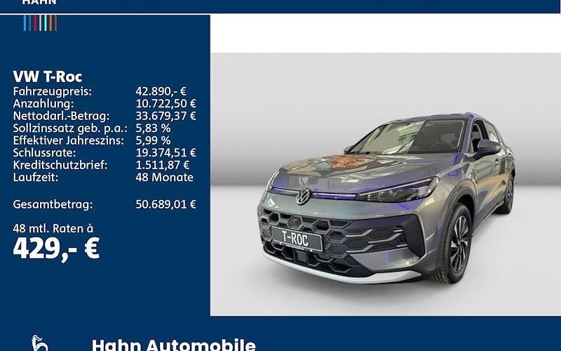 Neu VW T-Roc Style 150 PS (110 kW) 2026 Grau SUV