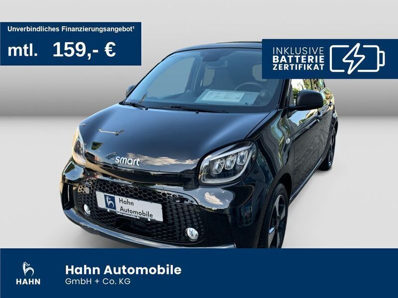 Schwarz Gebraucht 2021 Smart ForFour Electric Drive Passion Limousine | 11.730 € (Fairer Preis) - Bild 1/3