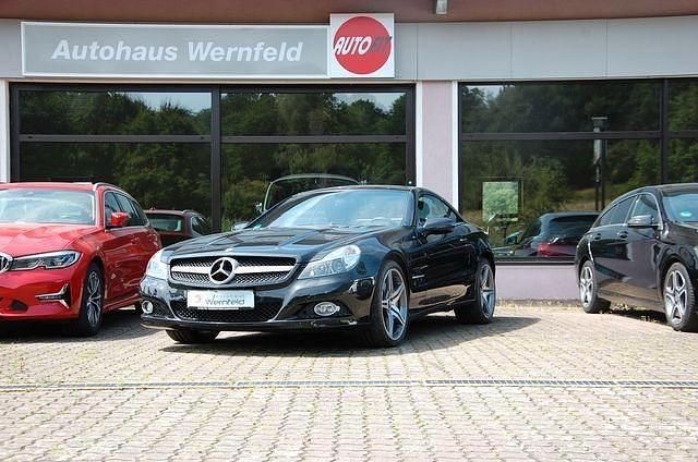 Schwarz Gebraucht 2010 Mercedes SL350 AMG Cabrio | 31.900 € (Fairer Preis) - Bild 1/4