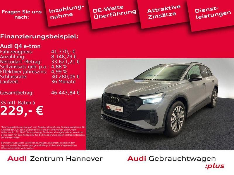 C2 kieselgrau Neu 2025 Audi Q4 e-tron Sport SUV | 41.770 € - Bild 1/4