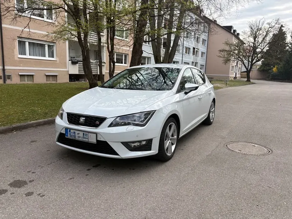 Usata Seat Leon FR 184 CV (135 kW) 2015 Bianco Berlina