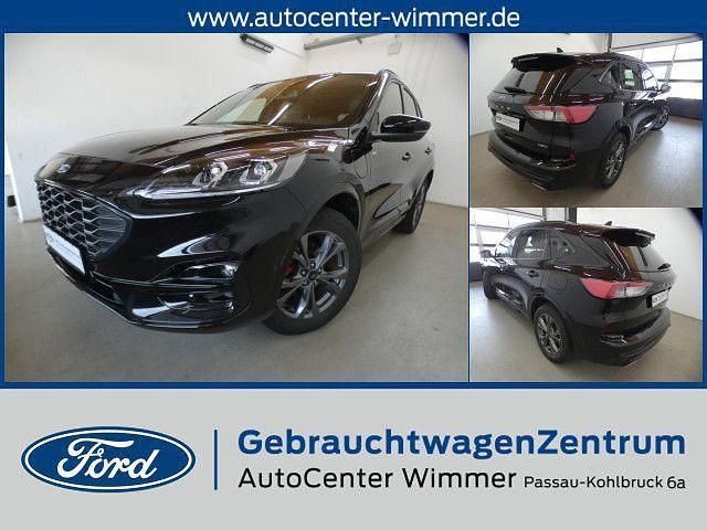 Obsidianschwarz (schwarz) Gebraucht 2022 Ford Kuga ST-Line X SUV | 25.950 € (Fairer Preis) - Bild 1/4