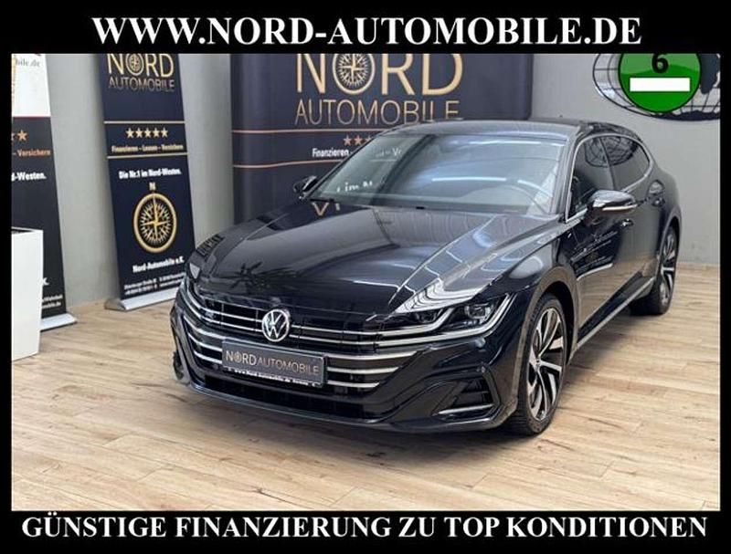 Deep black perleffek (metallic) Gebraucht 2021 VW Arteon R-line Kombi | 23.800 € (Fairer Preis) - Bild 1/3