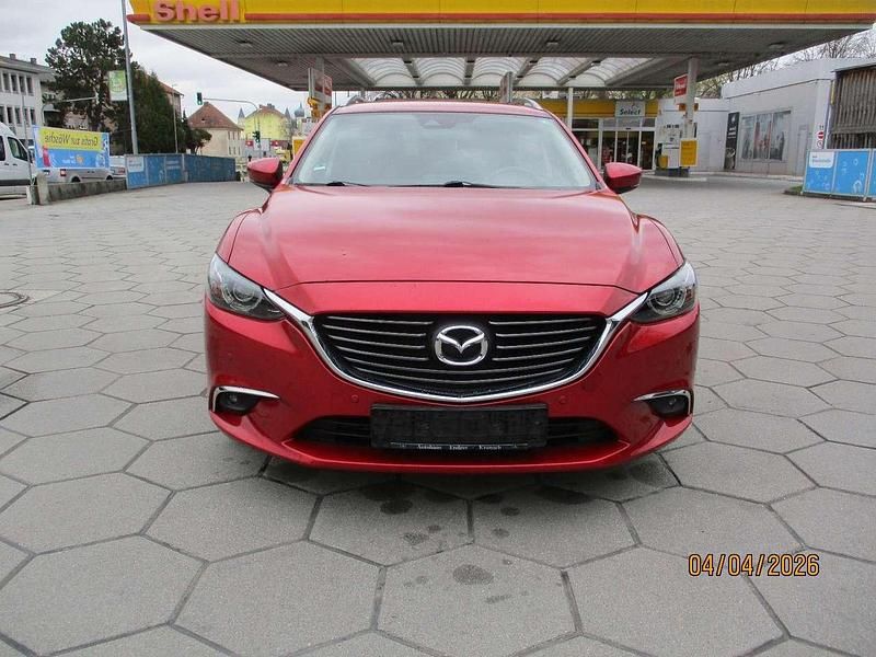 Gebraucht Mazda 6 Nakama 150 PS (110 kW) 2017 Rubinrot metallic Kombi