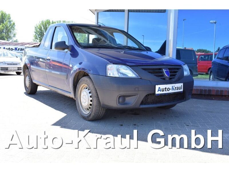 Dacia bleu marine Gebraucht 2009 Dacia Logan Pick-Up Ambiance Abholung | 1.749 € - Bild 1/4