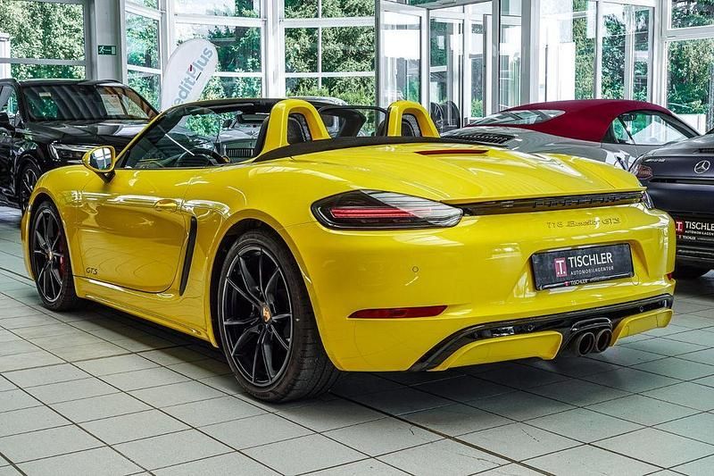 Gebraucht Porsche 718 Boxster GTS 366 PS (269 kW) 2018 Gelb Cabrio