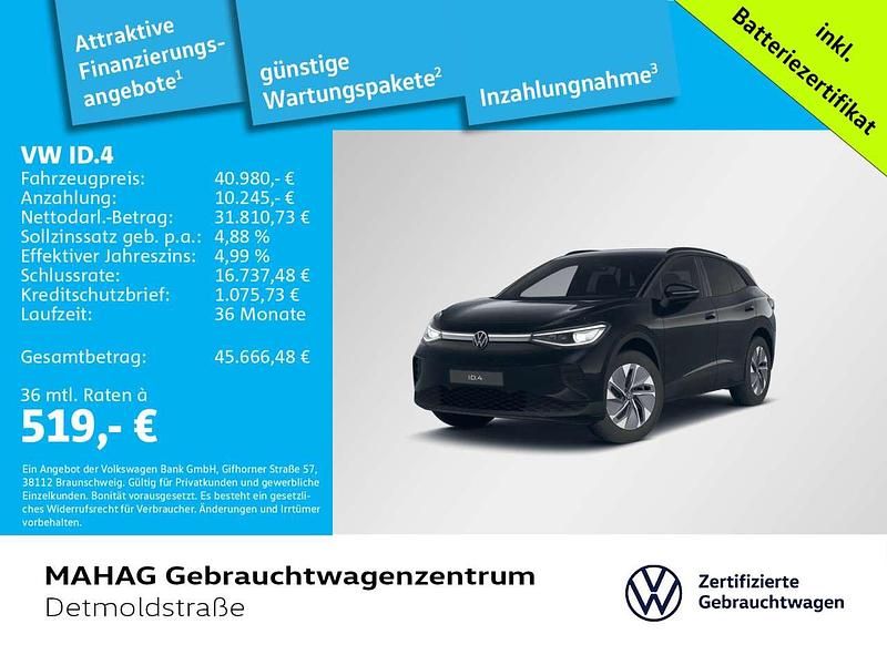 Gebraucht VW ID.4 Pro 210 kW (286 PS) 2025 Grenadillschwarz metallic SUV