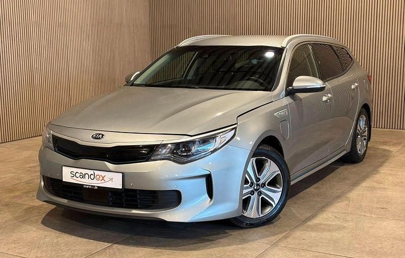 Silber Gebraucht 2018 Kia Optima Hybrid Limousine | 9.000 € - Bild 1/4