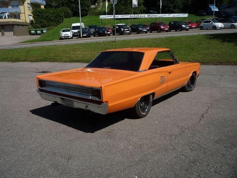 Second-hand Dodge Coronet 370 CP (272 kW) 1966 Portocaliu Coupe