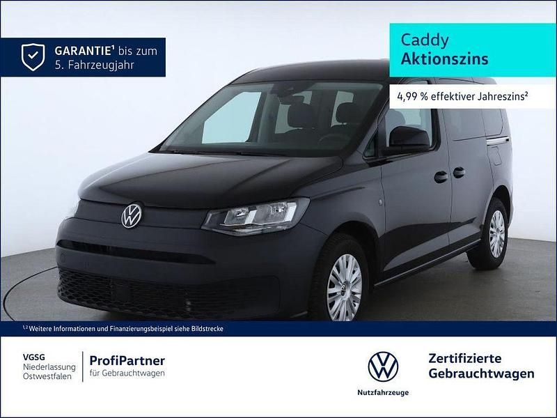 Gebraucht VW Caddy 102 PS (75 kW) 2025 Schwarz (deep black perleffekt (schwarz)) Van / Kleinbus