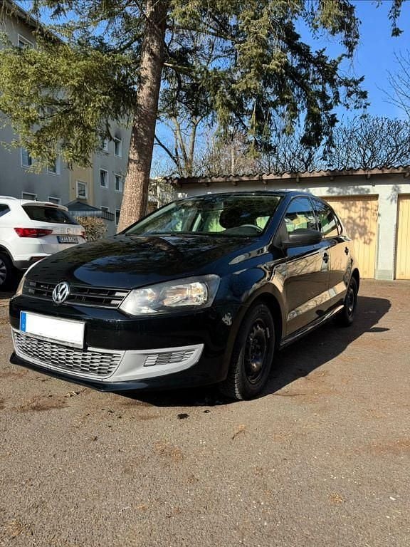 Gebraucht VW Polo Trendline 69 PS (50 kW) 2010 Schwarz Kleinwagen