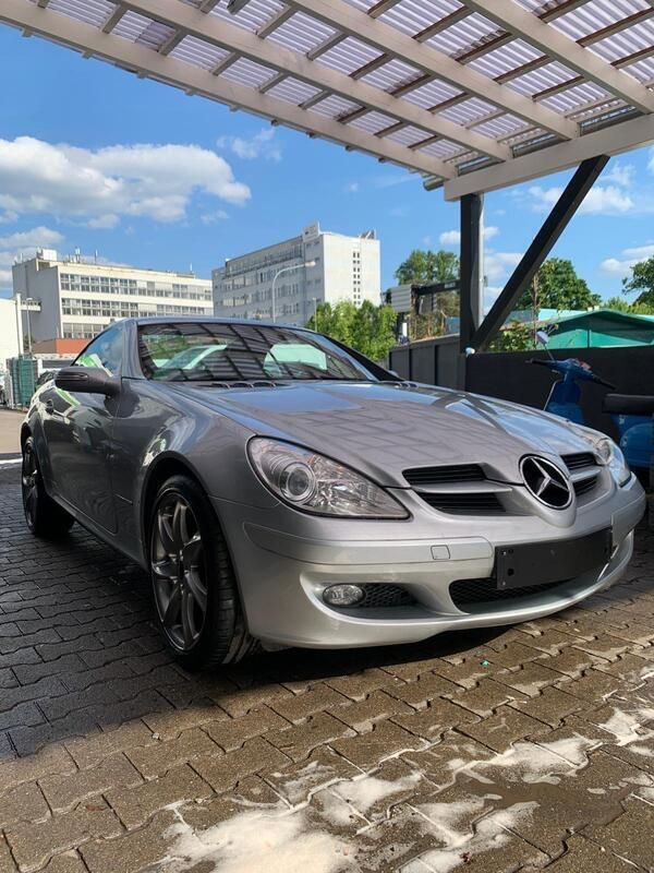 Silber Gebraucht 2005 Mercedes SLK200 Cabrio | 9.999 € (Fairer Preis) - Bild 1/4
