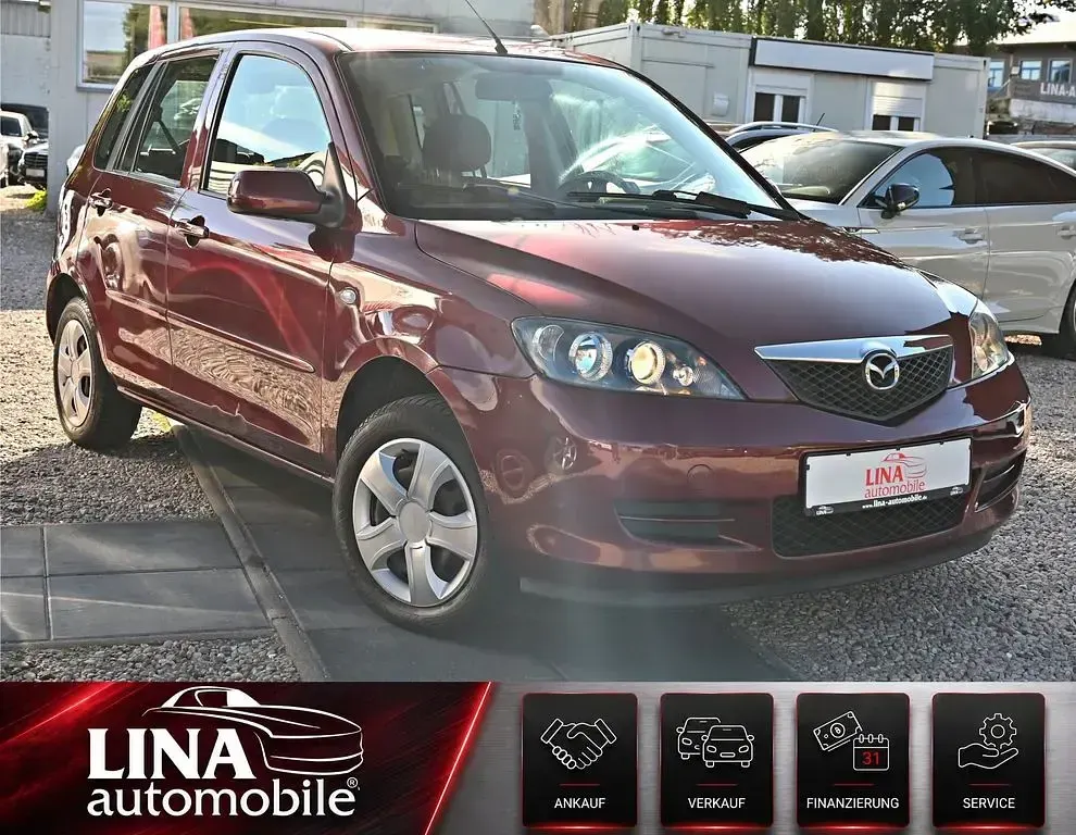 Gebraucht Mazda 2 Active 80 PS (58 kW) 2007 Rot Kleinwagen