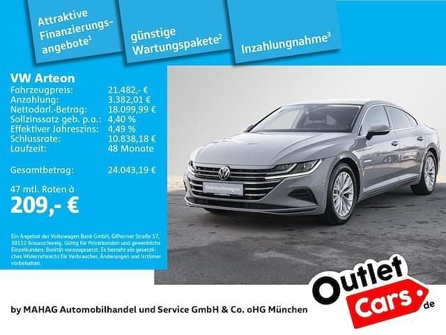 Gebraucht VW Arteon Basis 150 PS (110 kW) 2022 Grau Limousine