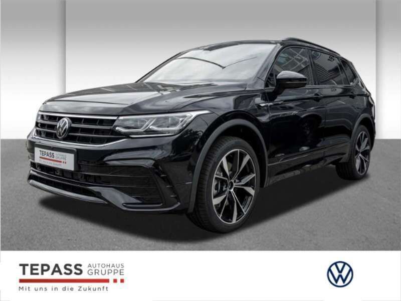 Schwarz Gebraucht 2024 VW Tiguan Allspace R-line SUV | 53.280 € (Teuer) - Bild 1/4