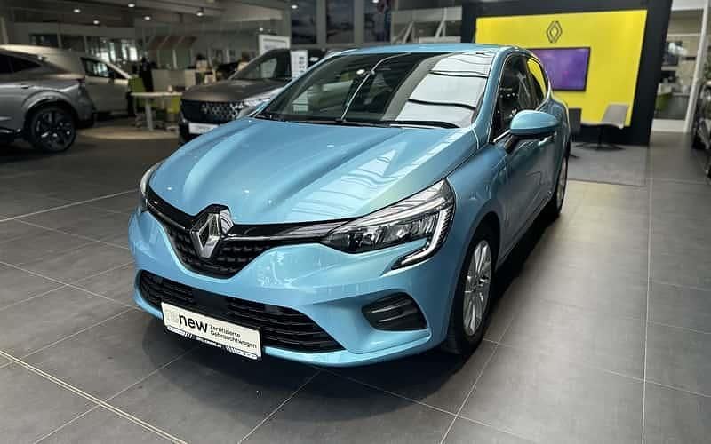 Aquamarinblau metallic Gebraucht 2021 Renault Clio V Intens Limousine | 14.690 € (Fairer Preis) - Bild 1/4