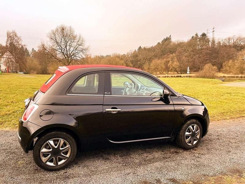 Schwarz Gebraucht 2013 Fiat 500C Lounge Cabrio | 4.490 € (Guter Preis) - Bild 1/4