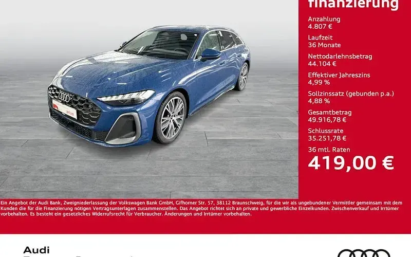 Nouă Audi A5 Ambiente 204 CP (150 kW) 2025 Albastru Coupe