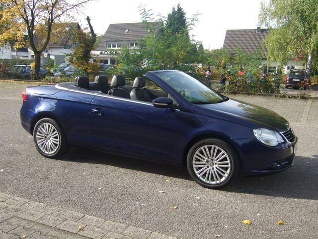 Brugt VW Eos Edition 190 HK (139 kW) 2009 Blå Cabriolet