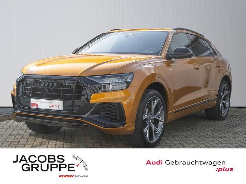 Drachenorange metallic Gebraucht 2019 Audi Q8 Ambiente SUV | 50.890 € (Superpreis) - Bild 1/4