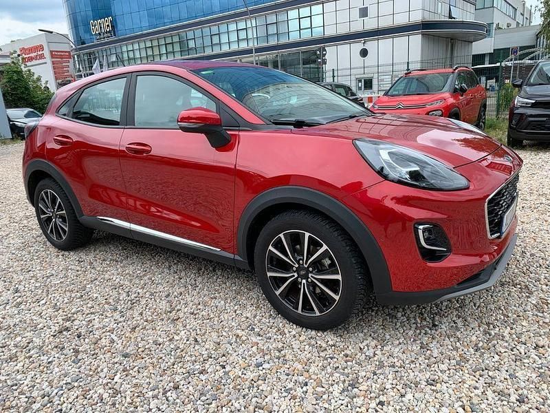 Rot Gebraucht 2021 Ford Puma Titanium SUV | 17.999 € (Superpreis) - Bild 1/4