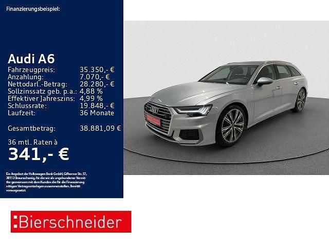 Silber Gebraucht 2022 Audi A6 S-Line Kombi | 35.350 € (Superpreis) - Bild 1/3