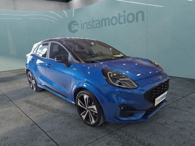 Blau Gebraucht 2021 Ford Puma ST-Line X SUV | 22.630 € (Etwas zu teuer) - Bild 1/2