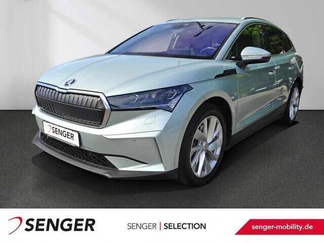 Arctic silber met. Gebraucht 2021 Skoda Enyaq iV SUV | 31.880 € (Fairer Preis) - Bild 1/4