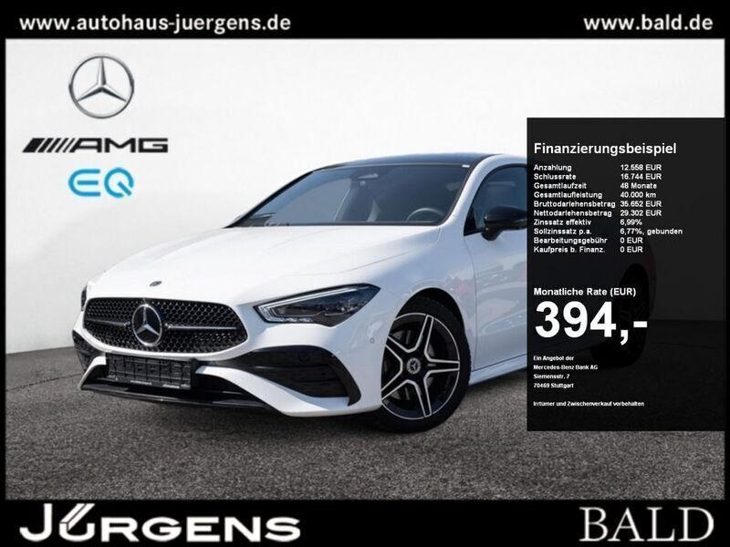 Unilack polarweiß Gebraucht 2024 Mercedes CLA220 AMG Limousine | 45.790 € - Bild 1/4
