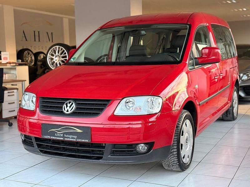 Rot Gebraucht 2010 VW Caddy Maxi Team Van / Kleinbus | 7.490 € (Guter Preis) - Bild 1/4