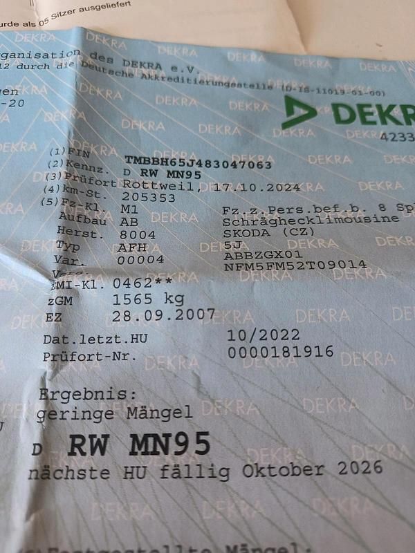 Gebraucht Skoda Fabia 2007 Limousine