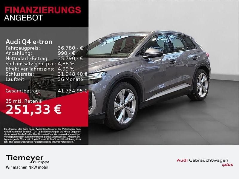 Gebraucht Audi Q4 e-tron S-Line 219 kW (299 PS) 2022 Grau SUV