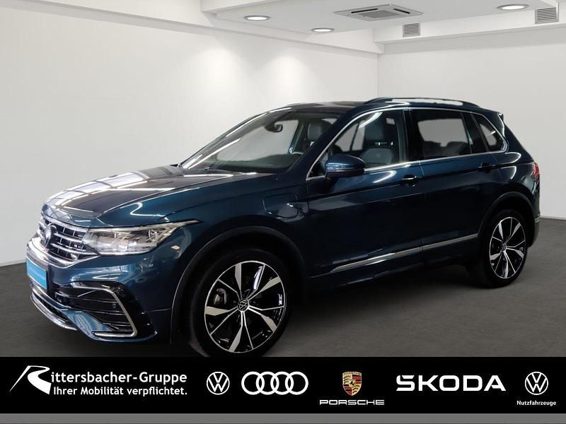 Nightshade blue metallic Gebraucht 2022 VW Tiguan R-line SUV | 34.790 € (Fairer Preis) - Bild 1/4