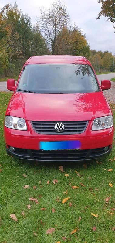 Rot Gebraucht 2009 VW Caddy Maxi Van / Kleinbus | 16.200 € - Bild 1/4